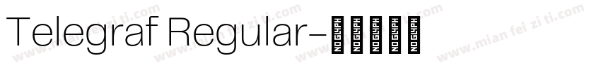 Telegraf Regular字体转换